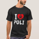 Zoek naar puli hond tshirts Liefde
