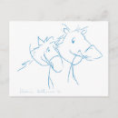 Zoek naar paard tekening briefkaarten Schets