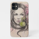 Recherche de pomme vintage iphone coques Vert