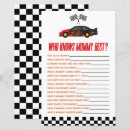 Recherche de race car baby shower Garçon