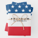 Recherche de liberté papier cadeau Patriotique