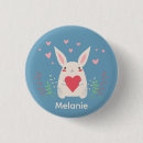 Recherche de lapins badges Mignon