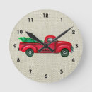 Recherche de arbre rouge horloges Arbre de noël