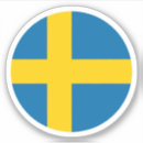 Recherche de suède autocollants Drapeau