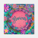 Recherche de gracieux magnets Floral