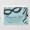 Recherche de masquerade ball invitations Bleu