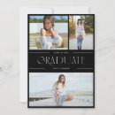 Recherche de multiple photo graduation invitations Typographie