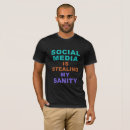Zoek naar sociale media tshirts Grappig