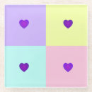 Zoek naar pastelkleuren onderzetters Paars