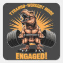 Recherche de t rex drôle autocollants Entraînement