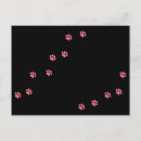 Recherche de pattes de chat cartes postales Dog