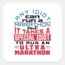 Recherche de marathonien autocollants Exécution