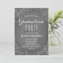 Recherche de chalkboard graduation invitations Élégant
