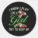 Recherche de joueur de billard autocollants Billards