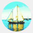 Recherche de voilier autocollants Plage