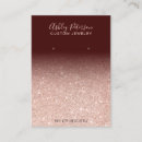 Recherche de chic de support cartes visite Typographie