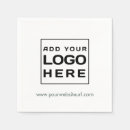 Zoek naar adverteren servetten Aangepaste zakelijke logo