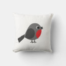 Recherche de rouge gorge coussins Oiseau