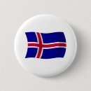 Zoek naar ijsland buttons Vlag van ijsland