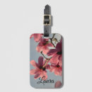 Recherche de fleur rose bagages étiquettes Jolie