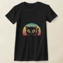 Zoek naar leuke zwarte katten tshirts Schattige zwarte kat