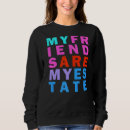 Zoek naar vriendschap hoodies Citaat