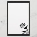 Zoek naar zwarte witte bloemen briefpapier Modern
