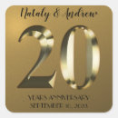 Recherche de 20 ans mariage autocollants Anniversaire
