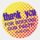 Recherche de musique rock autocollants Rétro