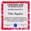 Zoek naar certificaat posters Appreciatie