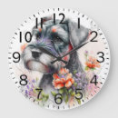 Zoek naar schnauzer klokken Waterverf