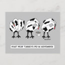 Recherche de dinde drôle cartes postales Novembre