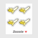 Recherche de bananes autocollants Jaune