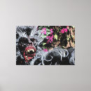Recherche de masque carnaval art Toile