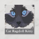 Recherche de yeux bleus cartes visite Chat