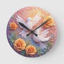 Recherche de colombe de paix horloges Colombes