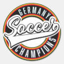 Recherche de champions autocollants Soccer