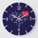 Recherche de coeurs de musique horloges Amour