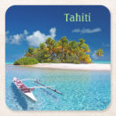 Recherche de tahiti dessous de verres Plage