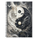 Zoek naar yin yang notitieboeken Zwart