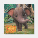 Recherche de animal de jungle magnets Éléphant