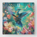 Recherche de fleur de colibri horloges Fleurs