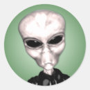 Recherche de alien gris autocollants Martien