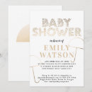 Recherche de gold foil baby shower invitations Neutre