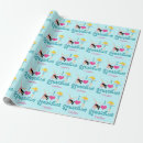 Recherche de fille gymnastique papier cadeau Monogramme