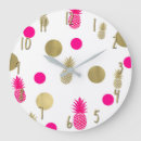 Zoek naar roze stippen klokken Girly