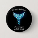 Recherche de caducée médical badges Bleu