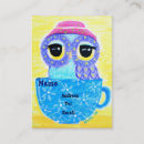 Recherche de hibou mignon cartes visite Animal