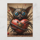 Recherche de araignée mignonne cartes postales Noir