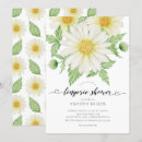 Recherche de daisy bridal shower invitations Fleurs